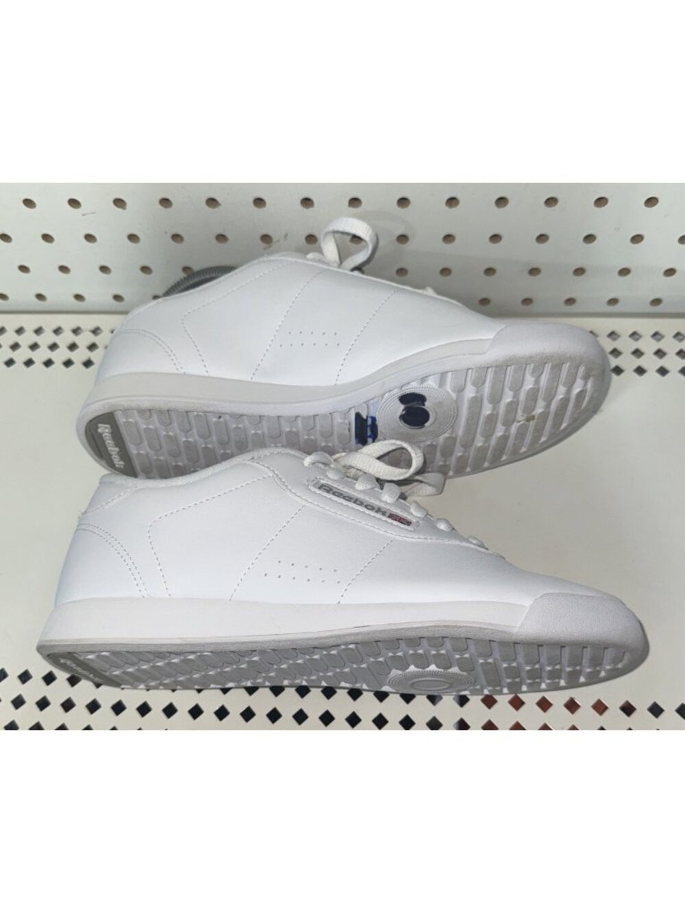 Reebok Classic Princess Womens Leather Athletic Shoes Sneakers Size 8 White - Picture 5 of 8